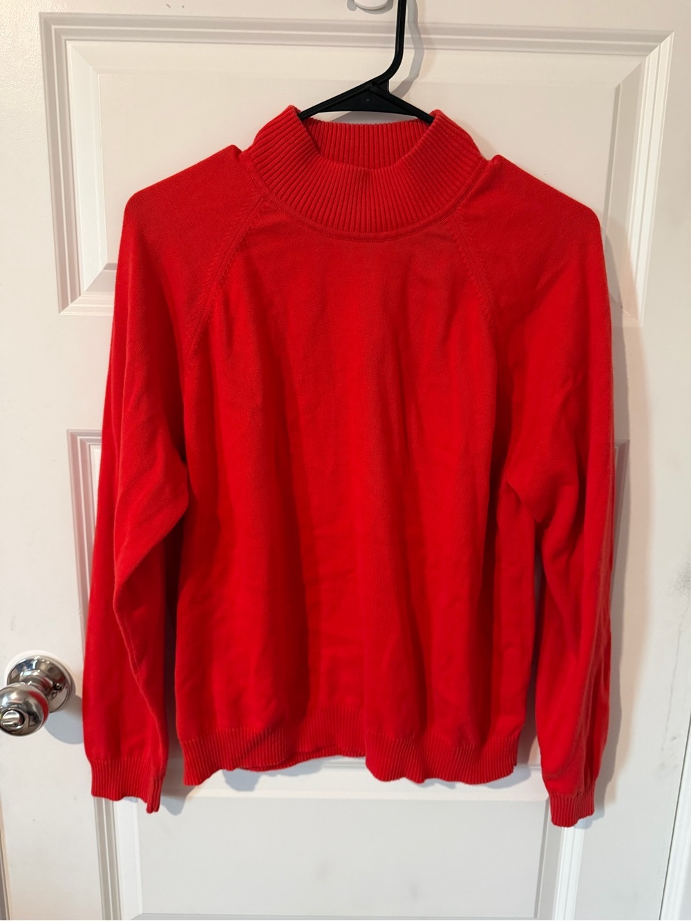 Vintage Evan-Picone Red Mockneck Sweater